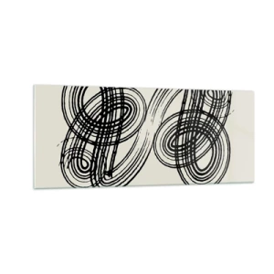 Obraz na skle - Vyšlo to spontánne - 100x40 cm