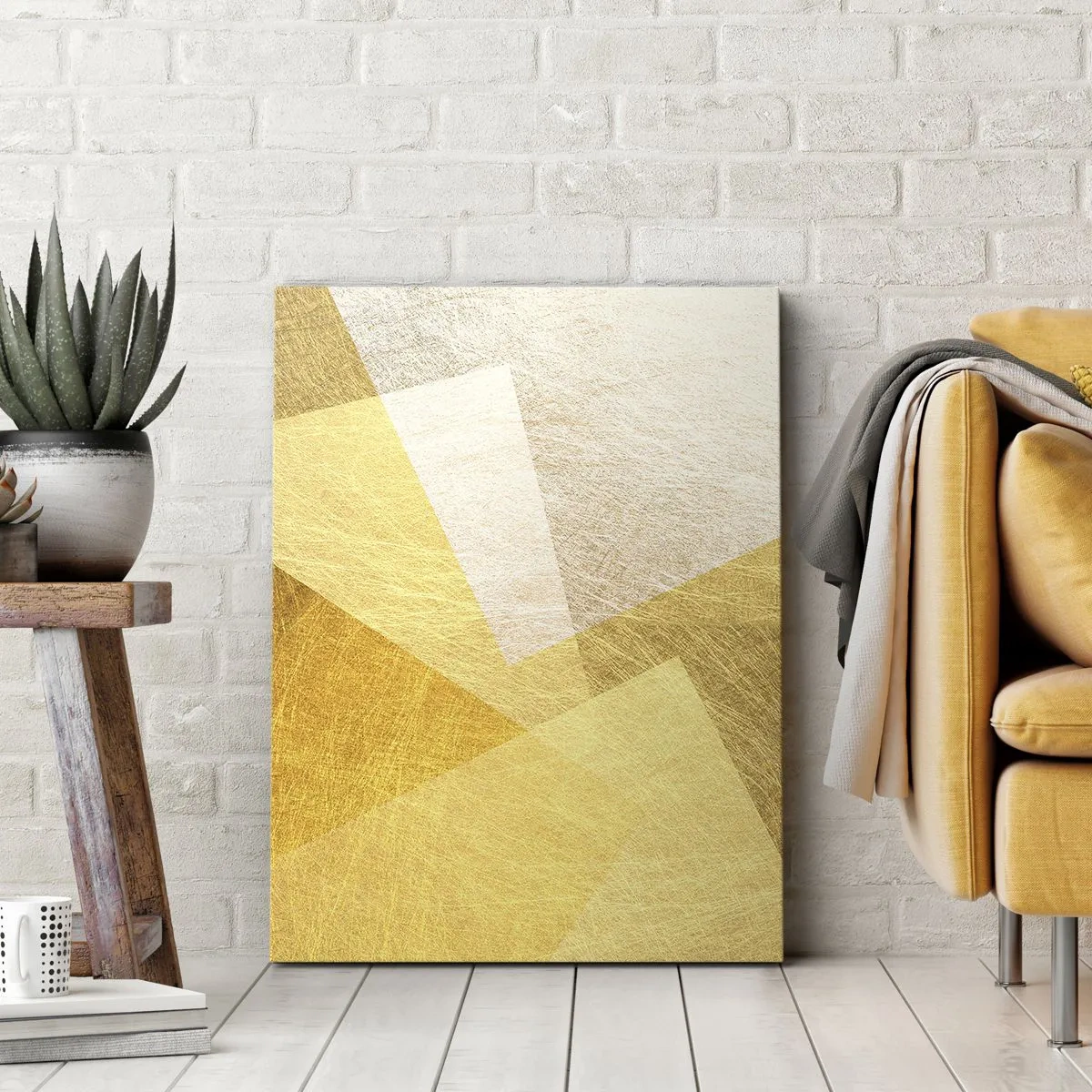 Obraz na plátne - Počasie geometrie - 50x70 cm