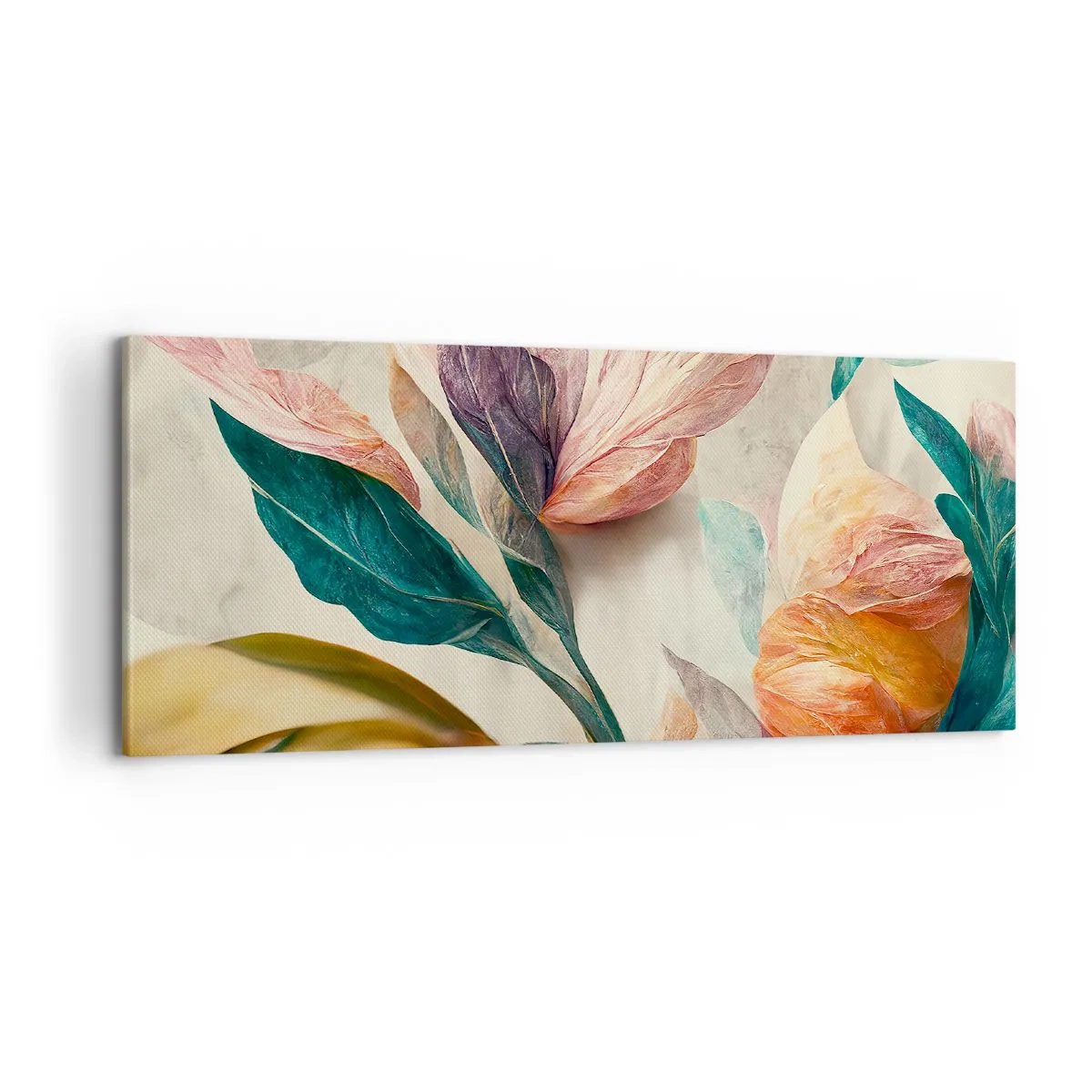 Obraz na plátne - Kvety južných ostrovov - 100x40 cm