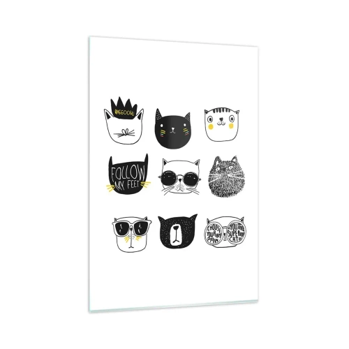 Obraz na skle - Každý iný - 80x120 cm