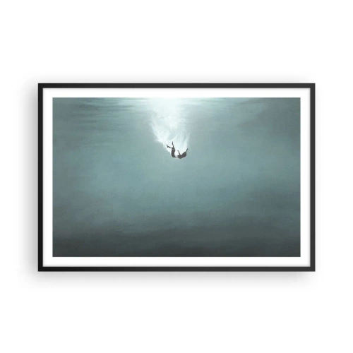 Plagát v čiernom ráme - V objatí oceánu - 91x61 cm