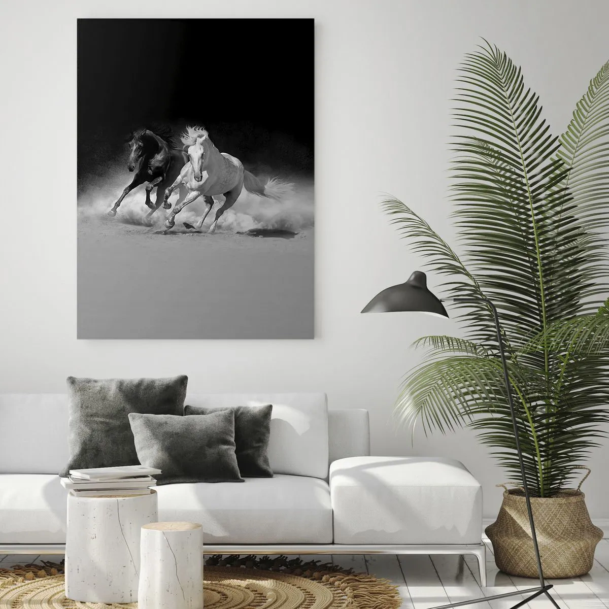 Obraz na skle - Cval slobody - 50x70 cm