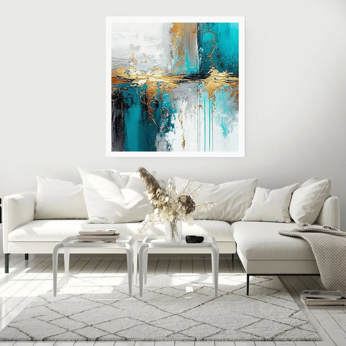 Plagát - Všetko plynie - 60x60 cm