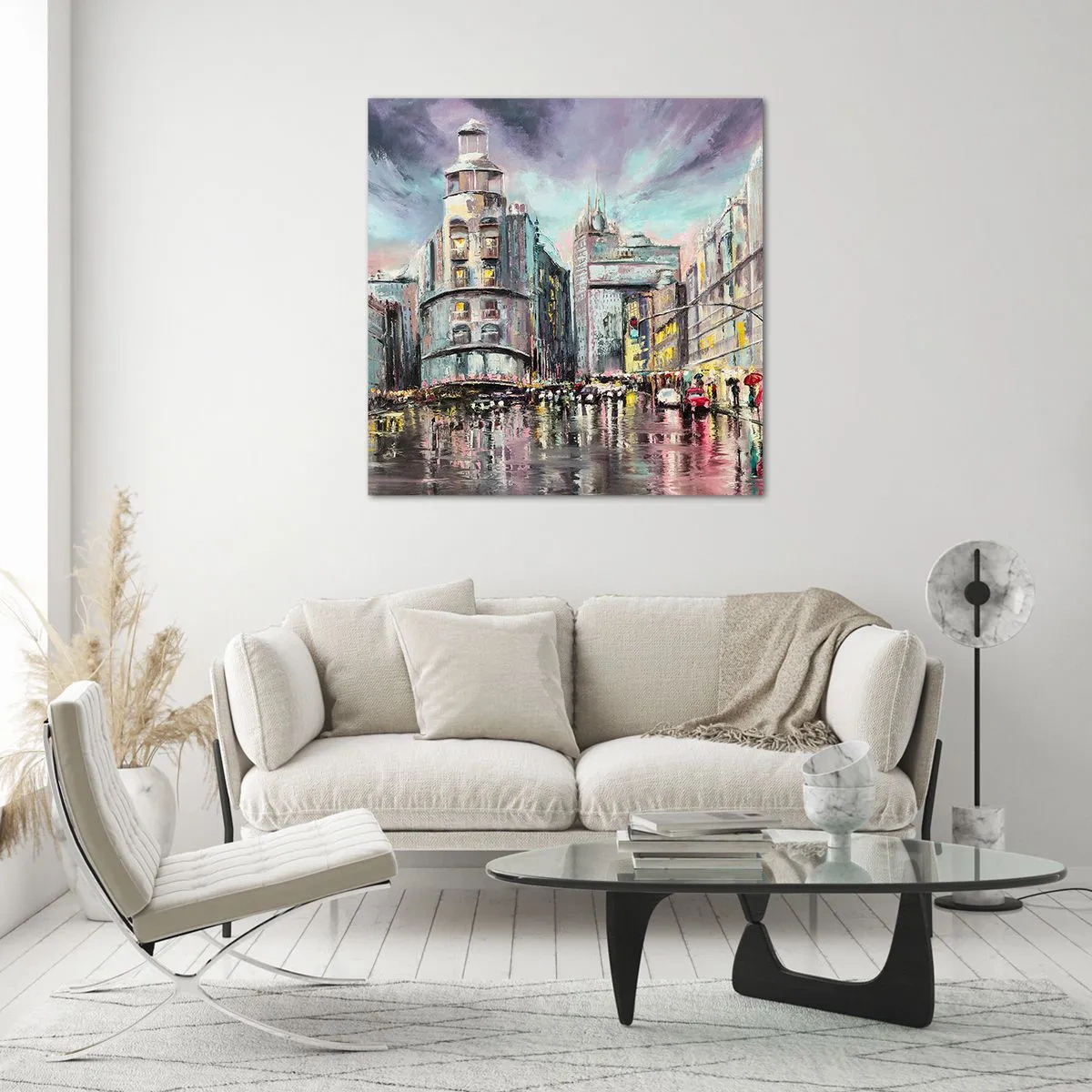 Obraz na skle - To bude vydarený večer - 70x70 cm