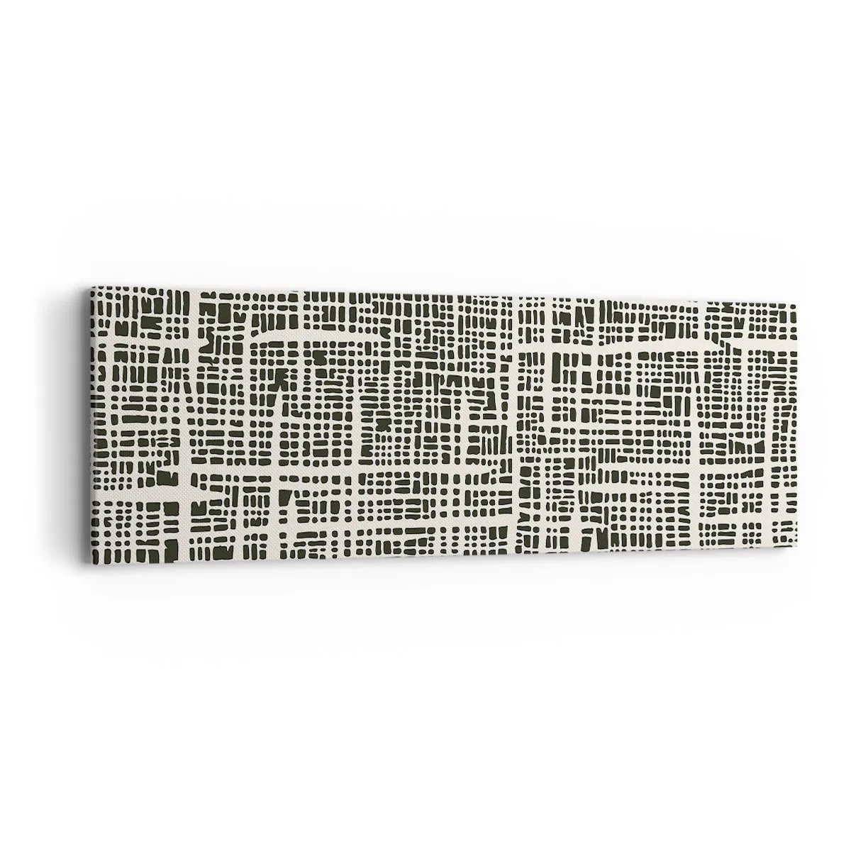 Obraz na plátne - Tkaná kompozícia - 90x30 cm