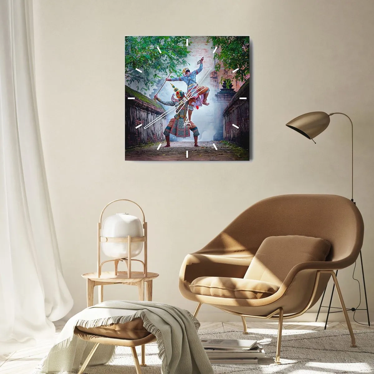 Nástenné hodiny - Vražedne krásny tanec - 30x30 cm