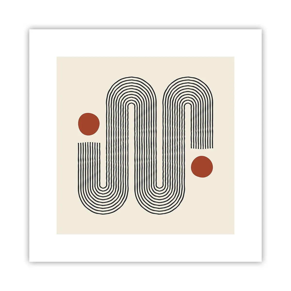 Plagát - Od začiatku do konca - 30x30 cm