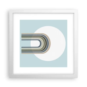 Plagát v bielom ráme - Neodolateľná príťažlivosť - 30x30 cm