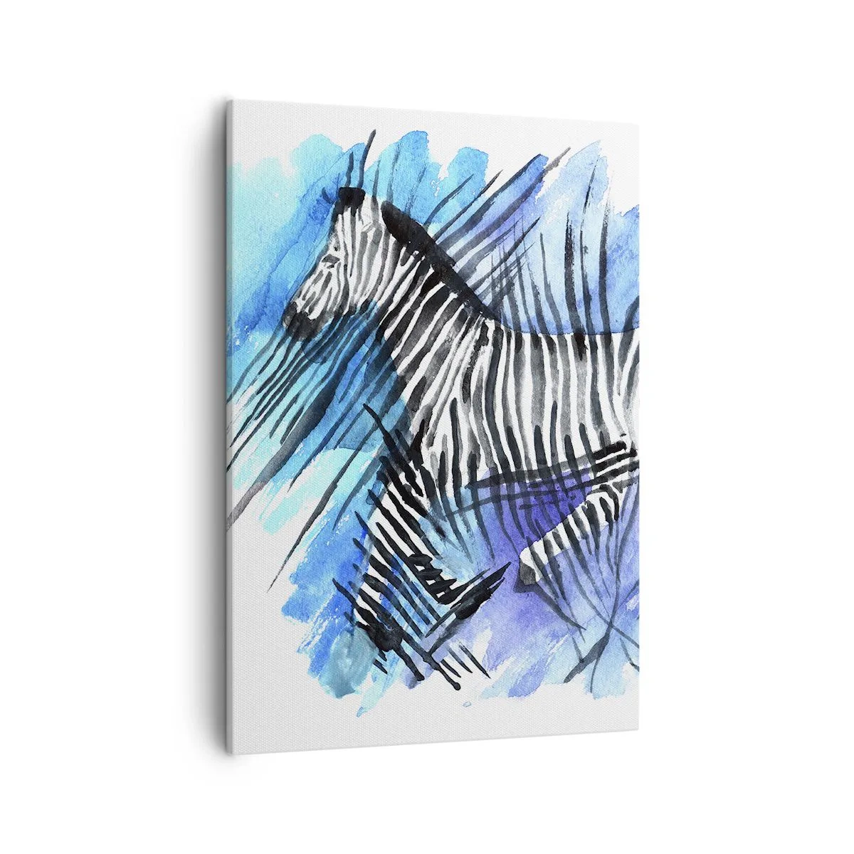 Obraz na plátne - Skrytá v prúžkoch - 50x70 cm