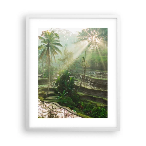 Plagát v bielom ráme - Vyrastať na slnku - 40x50 cm