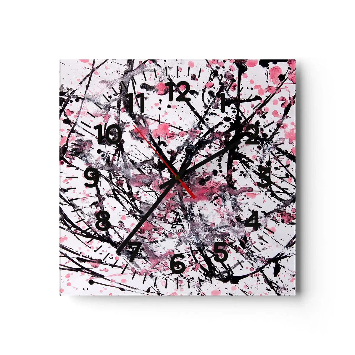 Nástenné hodiny - Pominuteľná povaha života - 30x30 cm