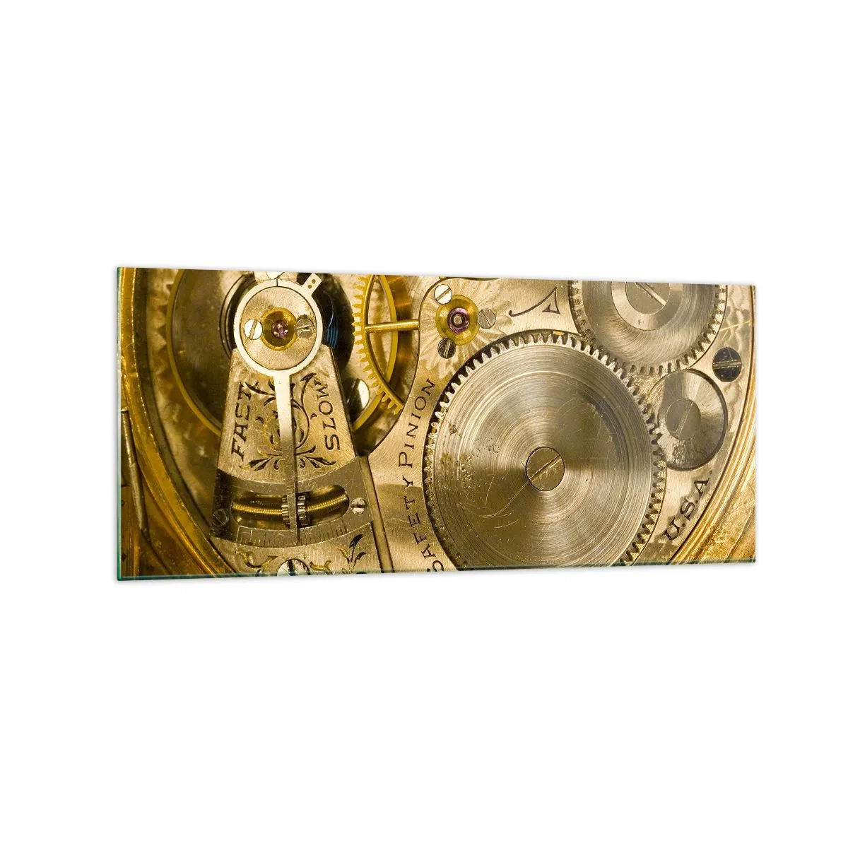 Obraz na skle - Choď s duchom času - 120x50 cm