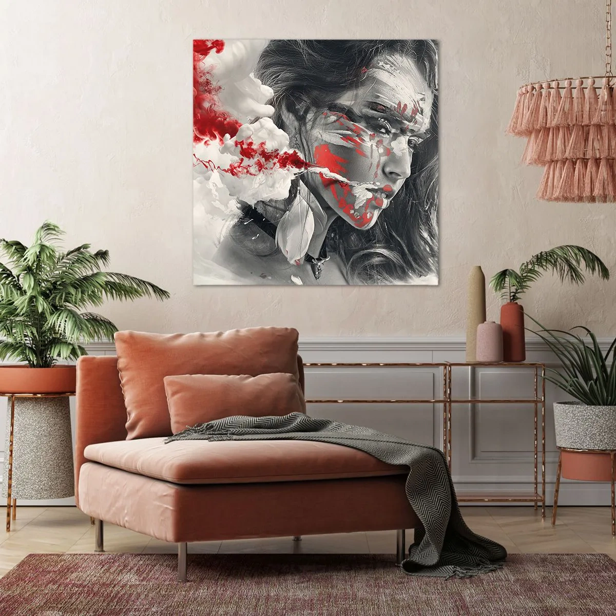 Obraz na plátne - V škárach absurdity - 70x70 cm