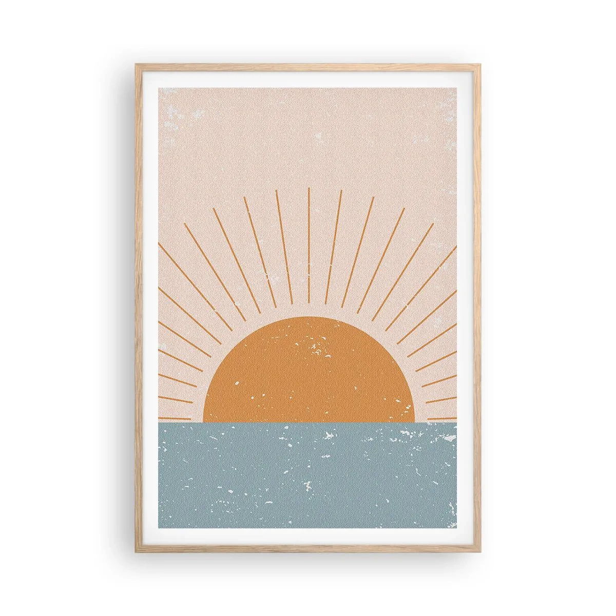 Plagát v ráme zo svetlého duba - Každodenný zázrak - 70x100 cm