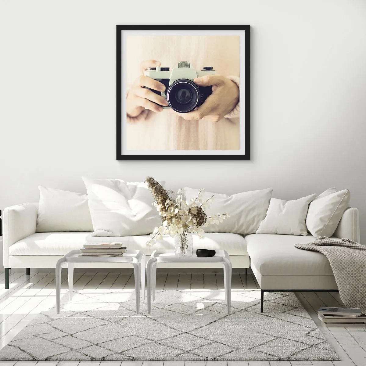 Plagát v čiernom ráme - Pre viac informácií… - 60x60 cm