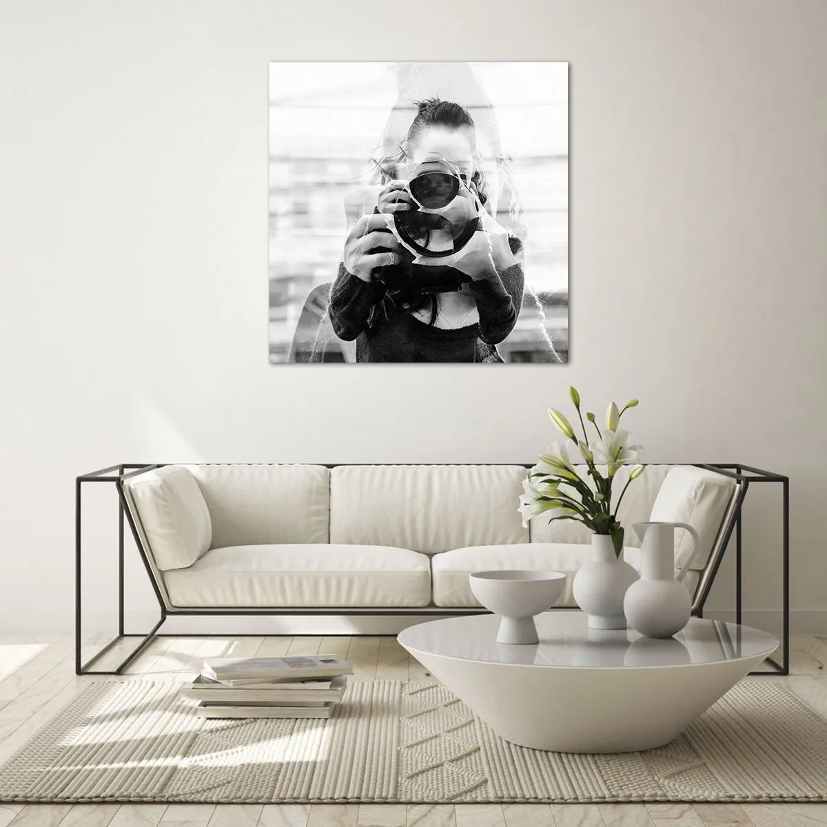 Obraz na skle - Tvorca a materiál - 40x40 cm