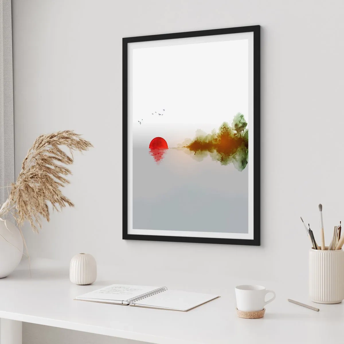 Plagát v čiernom ráme - Prísľub pokoja - 61x91 cm