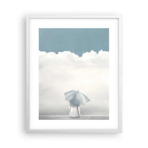 Plagát v bielom ráme - Na hrane reality a snov - 40x50 cm