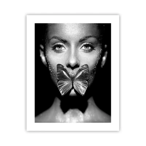 Plagát - Motýlí bozk - 40x50 cm