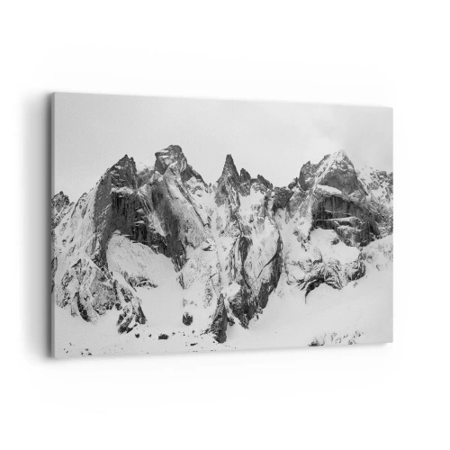 Obraz na plátne - Hrozivý žulový hrebeň - 100x70 cm