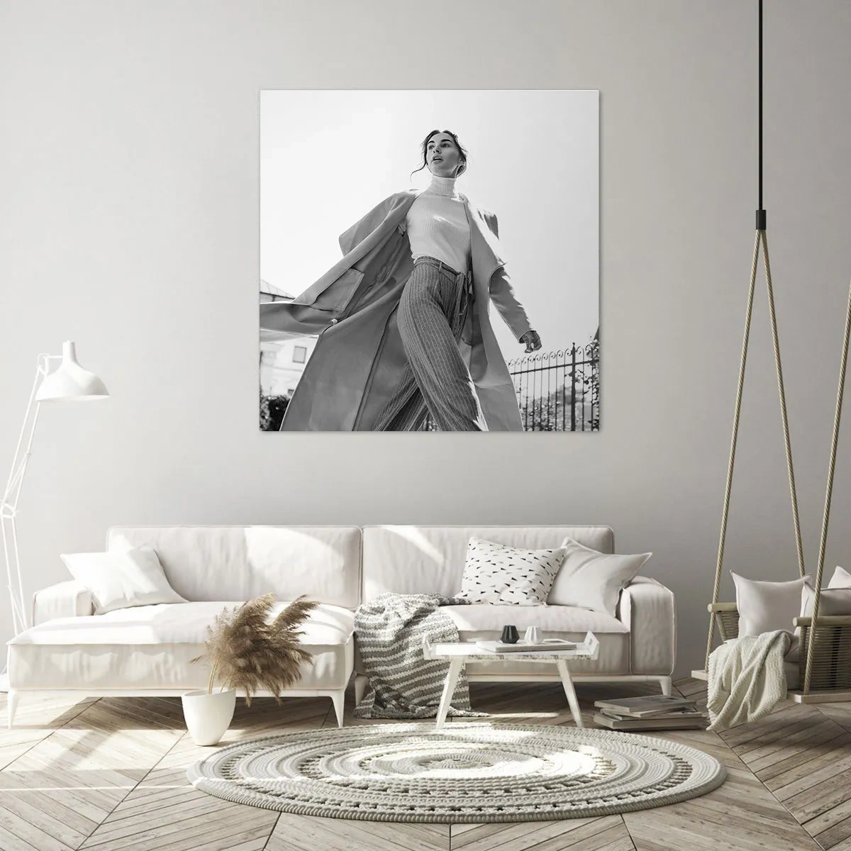 Obraz na plátne - Ideš so mnou? - 40x40 cm