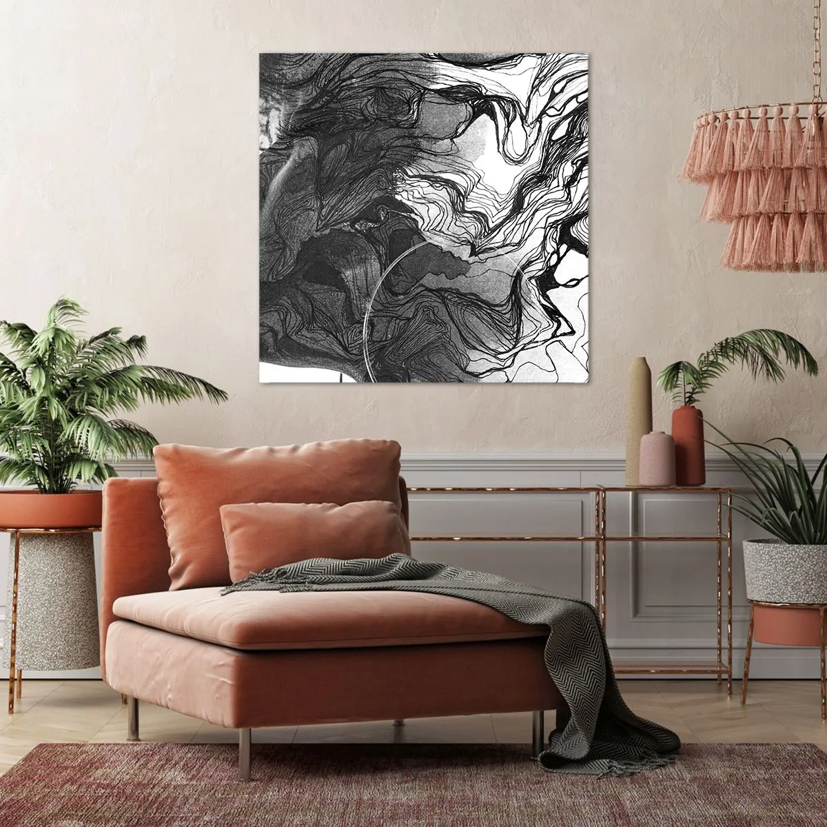 Obraz na plátne - Zapletená v snoch - 60x60 cm