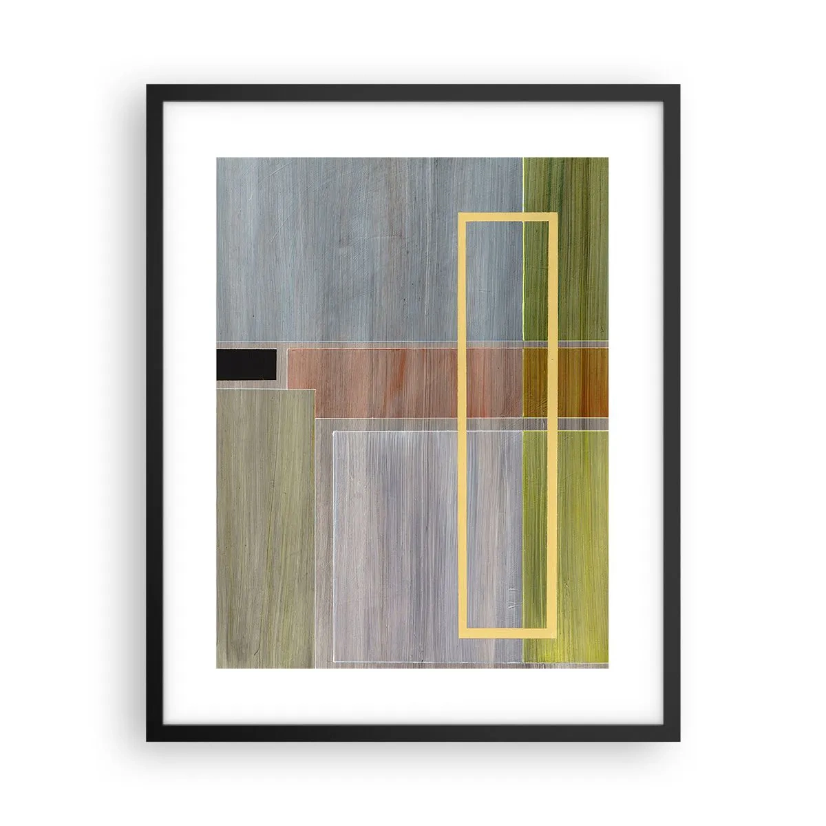 Plagát v čiernom ráme - Jednoducho a v kľude - 40x50 cm
