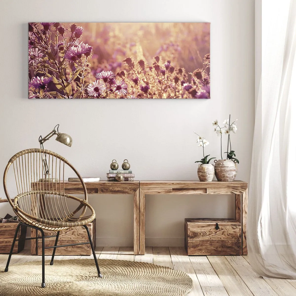 Obraz na plátne - Než skončí leto - 160x50 cm