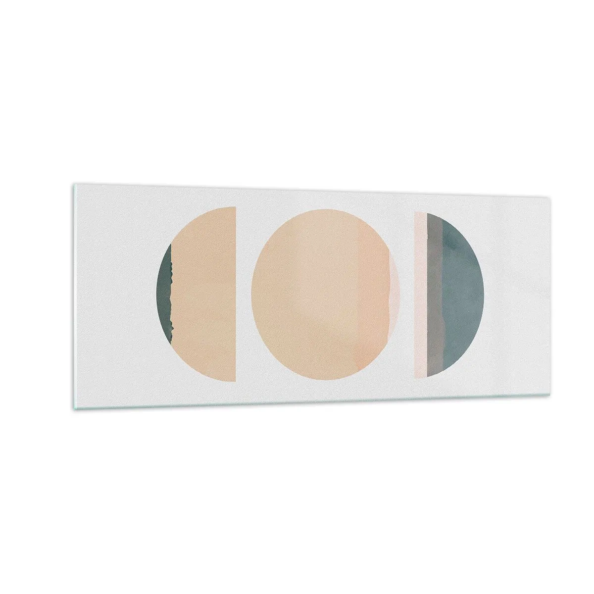 Obraz na skle - Kruh za kruhom - 100x40 cm