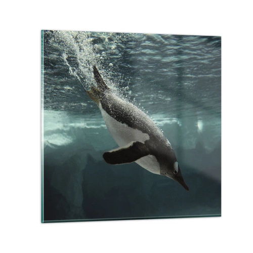 Obraz na skle - Vitajte v mojom svete - 70x70 cm