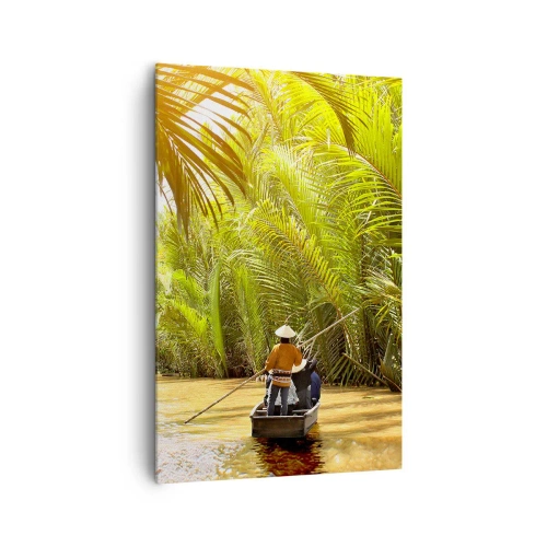 Obraz na plátne - Palmovou roklinou - 80x120 cm