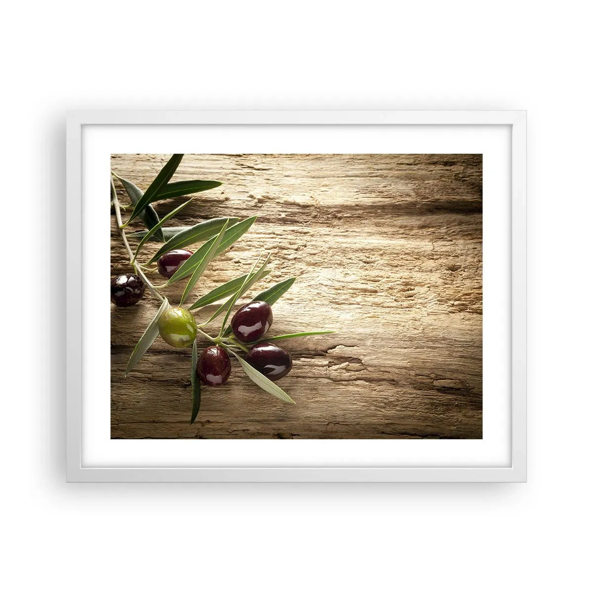 Plagát v bielom ráme - Priamo od prírody - 50x40 cm