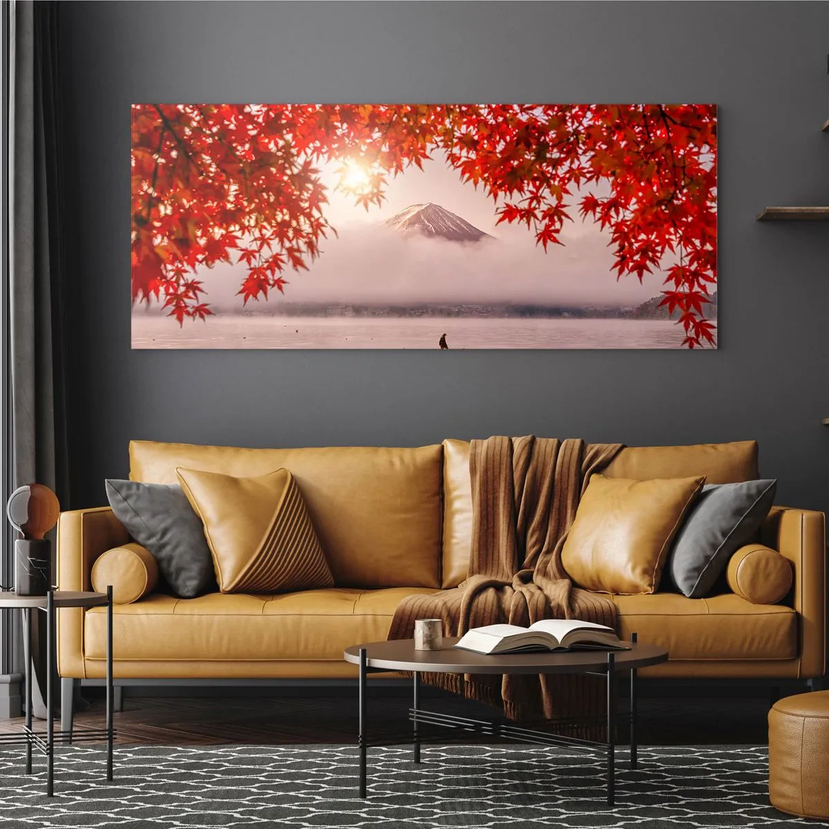 Obraz na skle - V japonskom štýle - 100x40 cm