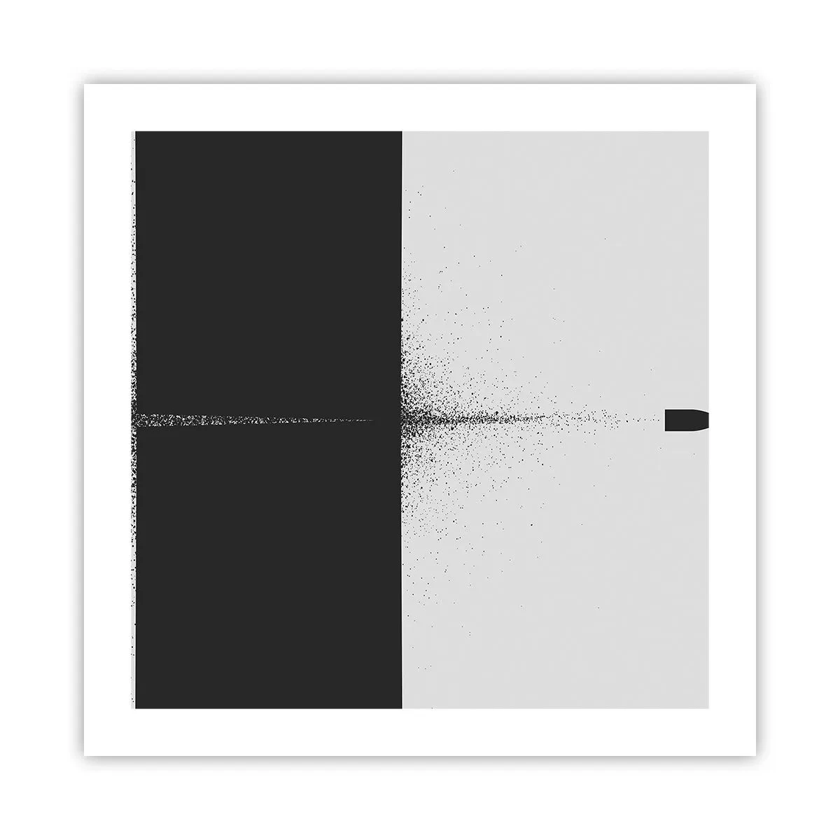 Plagát - Priamo k cieľu - 50x50 cm