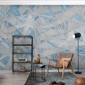 Fototapeta Premium Sand - V šedo-modrom labyrinte - Čmáranice, Svetlý, Chaos - 100x70 cm