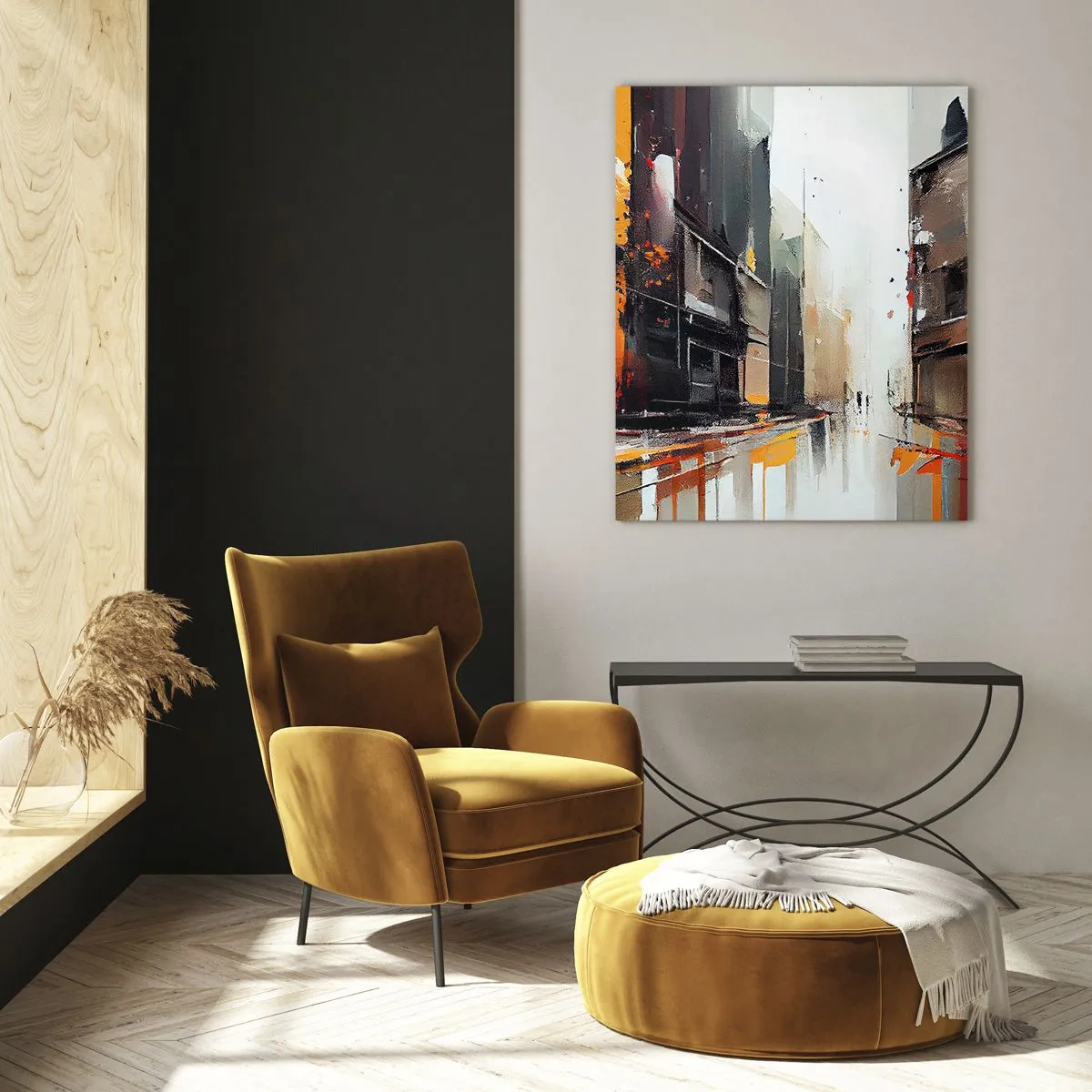 Obraz na skle - Daždivý deň - 50x70 cm