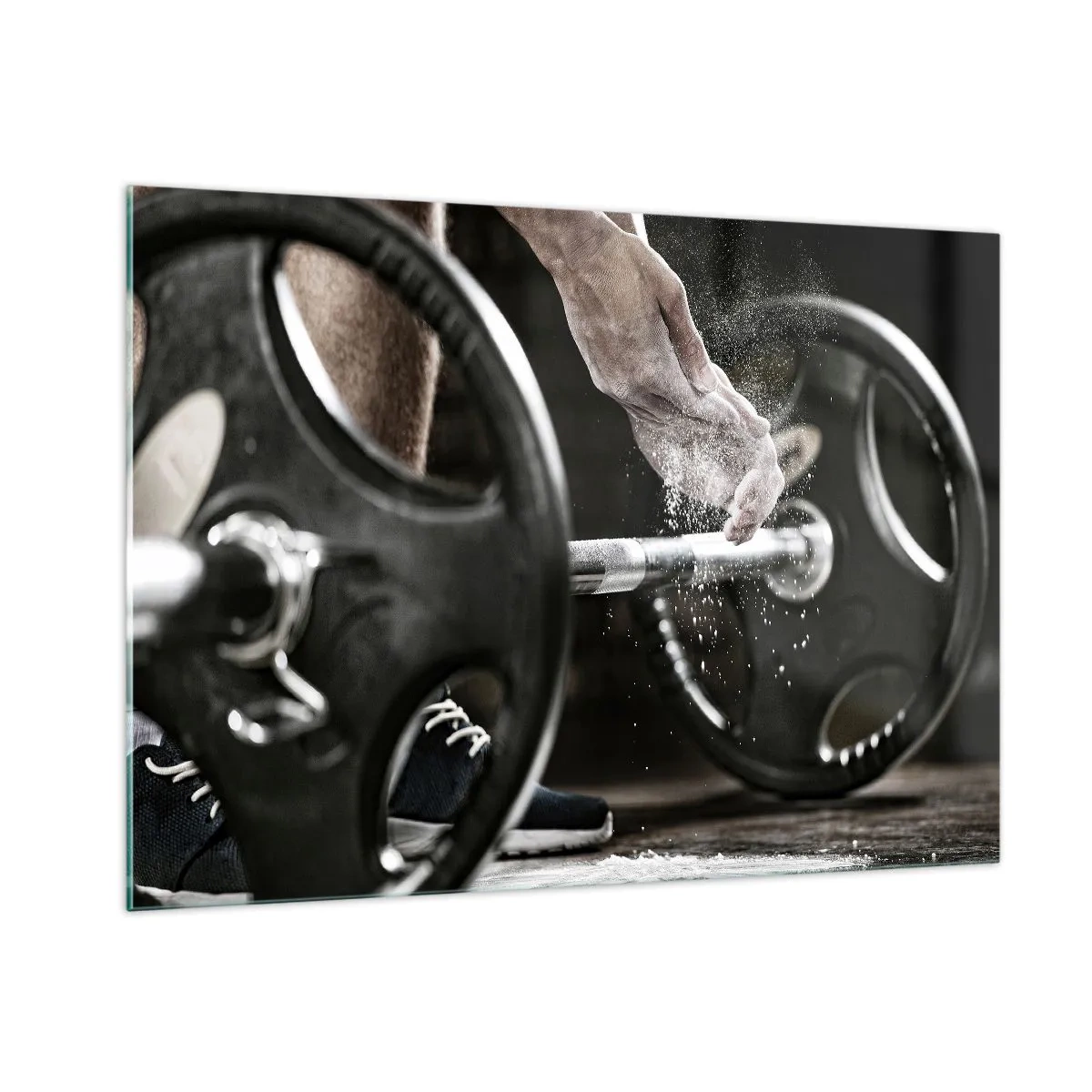 Obraz na skle - Výzva prijatá! - 100x70 cm