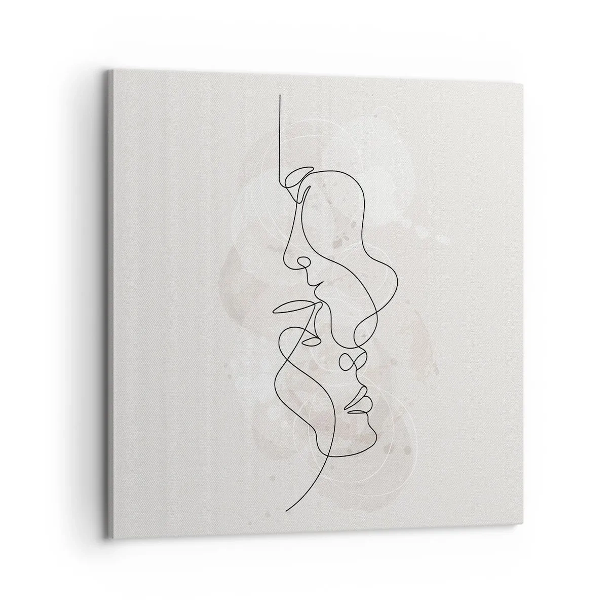 Obraz na plátne - Zamotaní v objatí - 60x60 cm