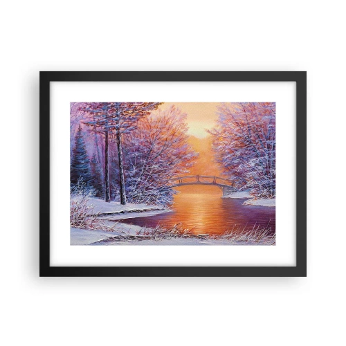 Plagát v čiernom ráme - Stretneme sa tu - 40x30 cm
