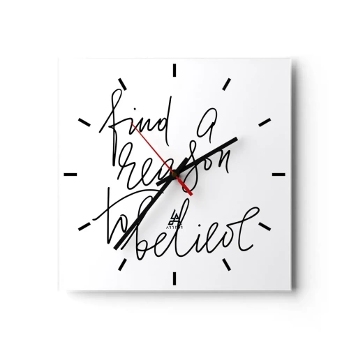 Nástenné hodiny - Je to možné - 30x30 cm