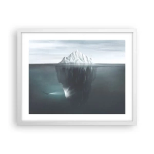 Plagát v bielom ráme - Podvodné tajomstvo - 50x40 cm