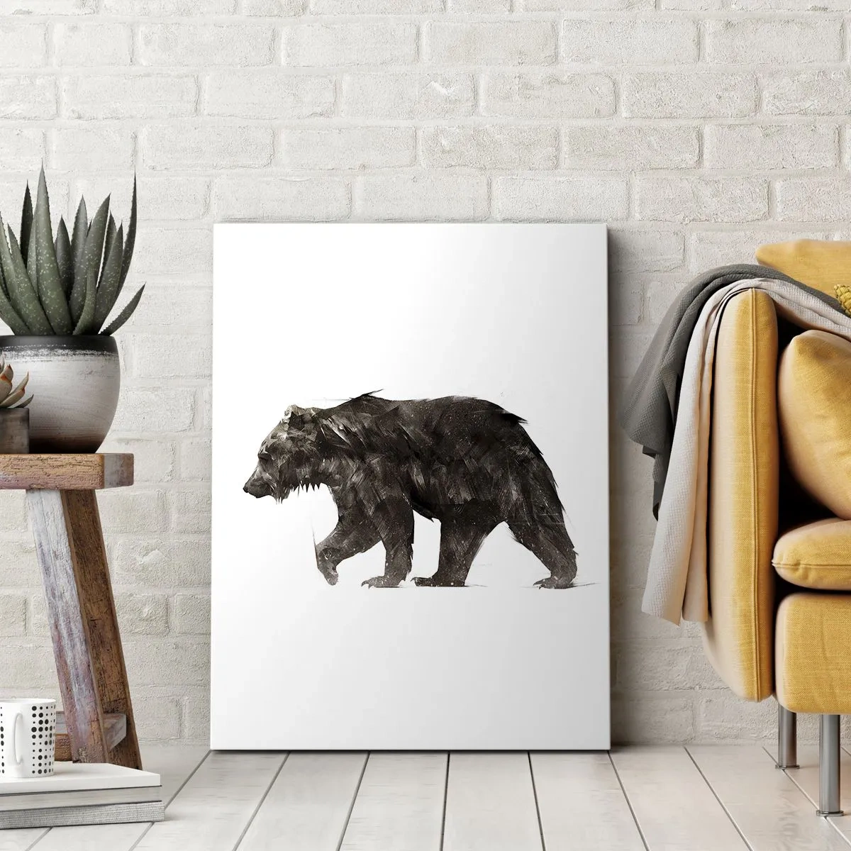 Obraz na plátne - Vždy nosím naozajstný kožuch! - 50x70 cm