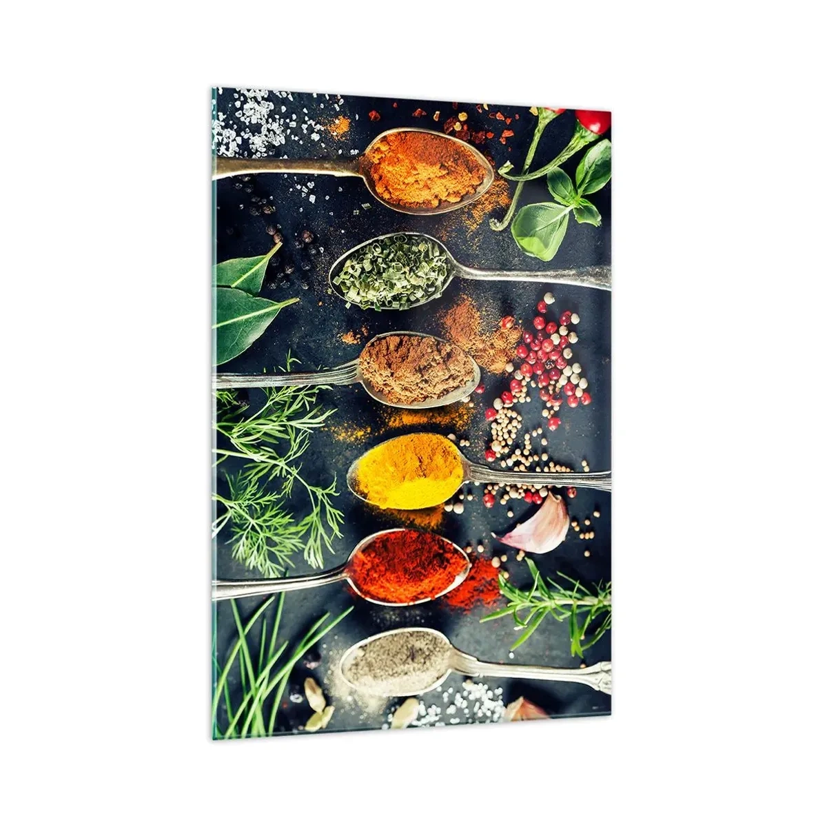 Obraz na skle - Kulinárska mágia - 70x100 cm