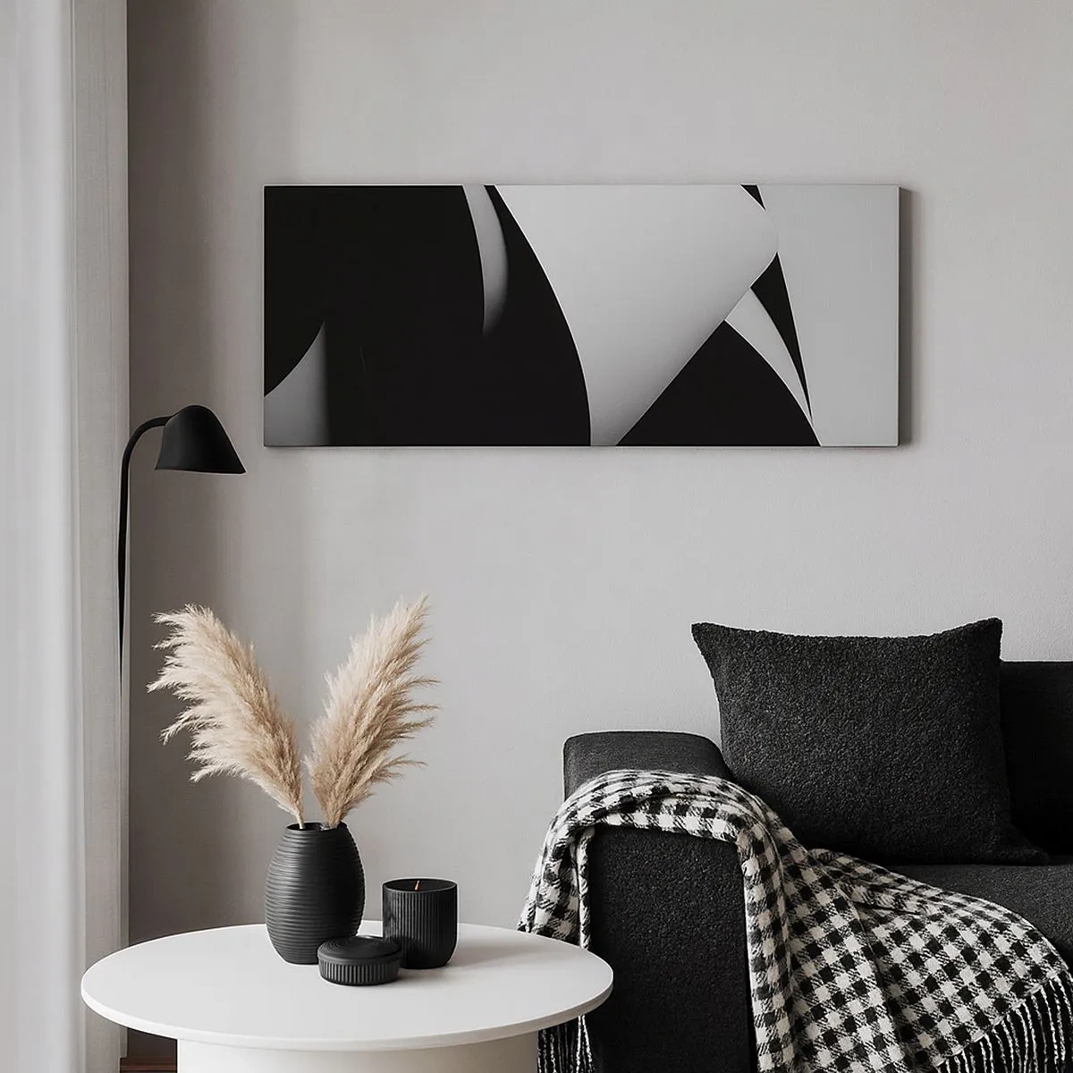 Obraz na plátne - Svetlo z hlbín tieňa - 100x40 cm