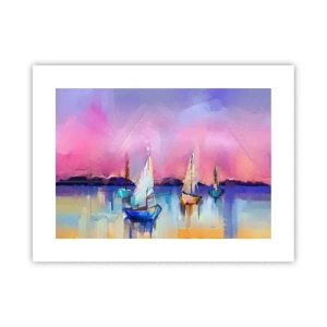 Plagát - Smer: široká voda - 40x30 cm