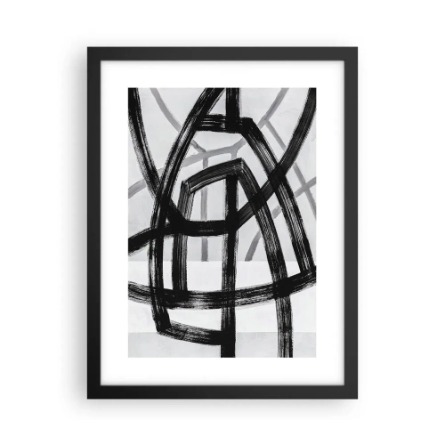 Plagát v čiernom ráme - Hĺbka - 30x40 cm