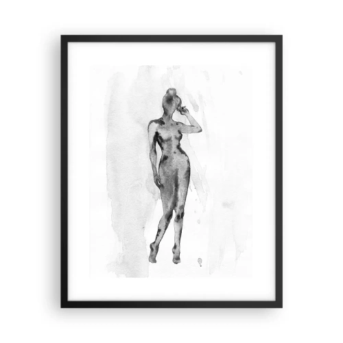 Plagát v čiernom ráme - Štúdia o ideáli ženskosti - 40x50 cm