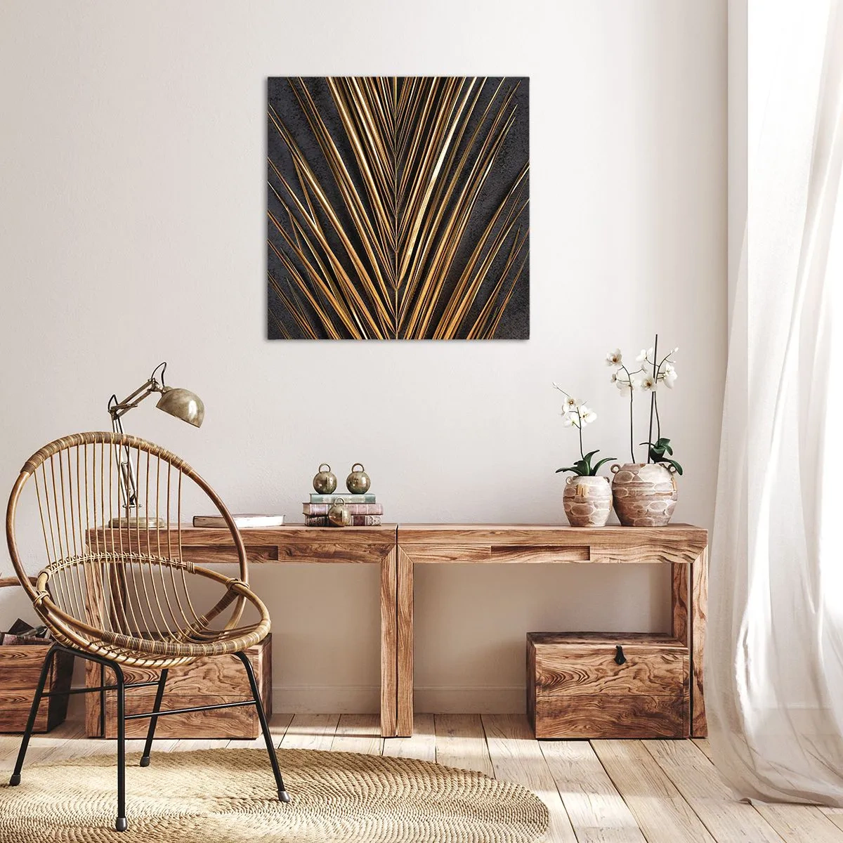 Obraz na plátne - Zlato trópov - 70x70 cm