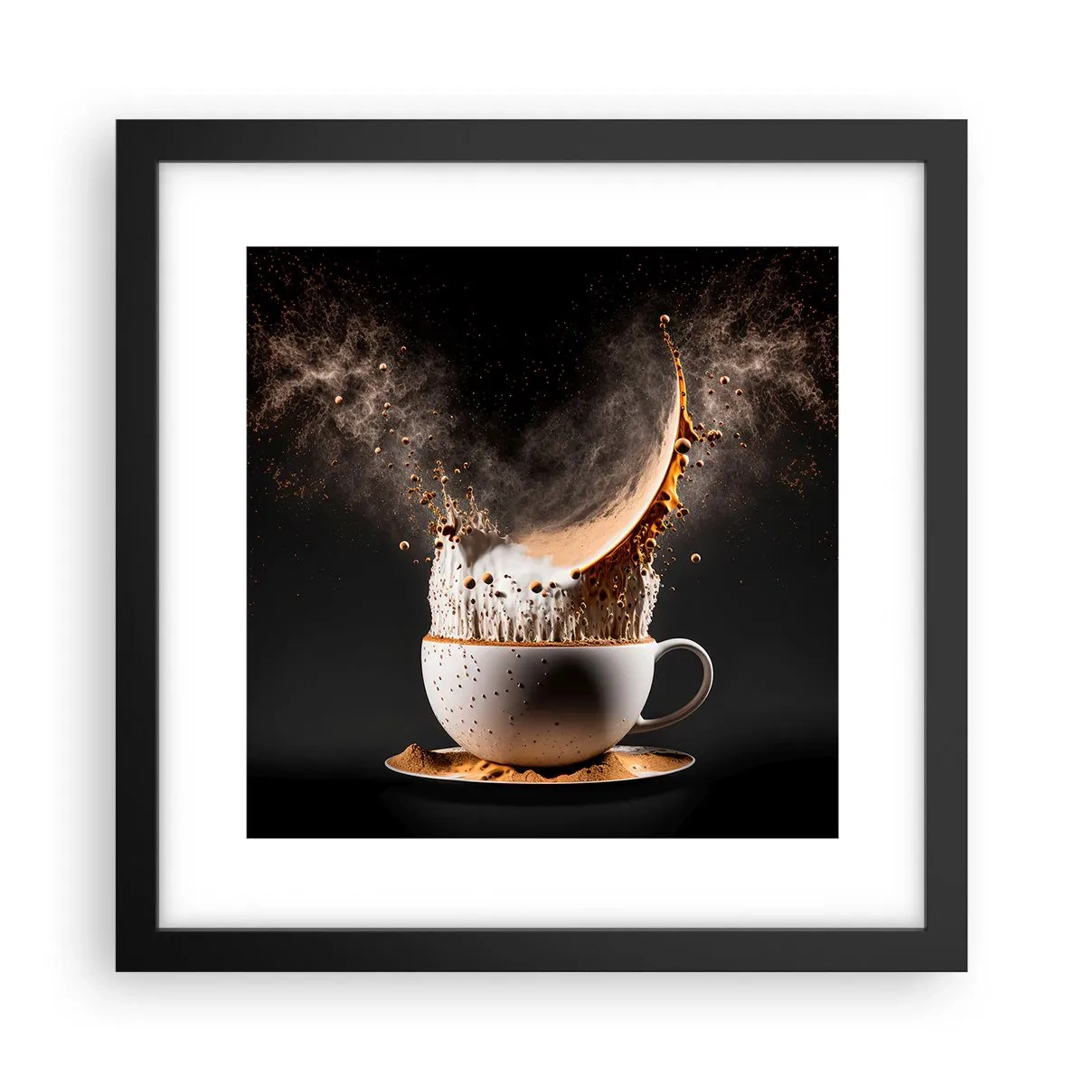 Plagát v čiernom ráme - Explózia chuti - 30x30 cm