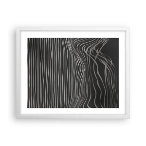 Plagát v bielom ráme - Rytmus a prízvuk - 50x40 cm